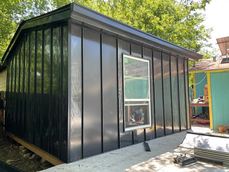 Black standing seam metal wall panels for Roof Inspection in Camp Pendleton South